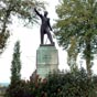 Saint-Sever : Statue du Gnral Lamarque  Morlanne (2).